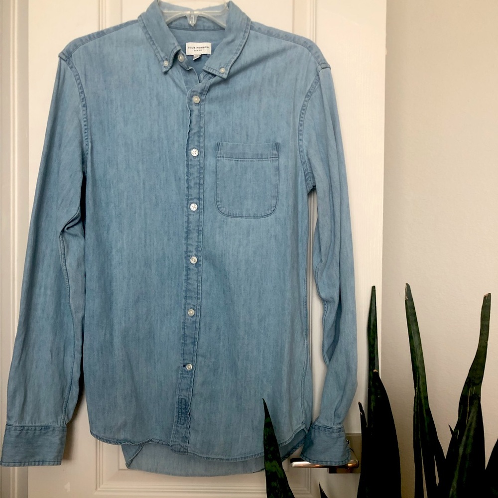 The Denim Casual Shirt by Nordstrom x Club Monaco
